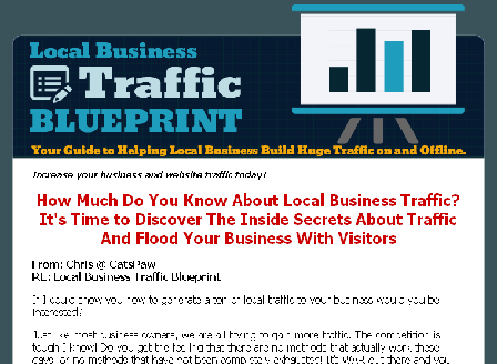 cheap Local Business Traffic Blueprint