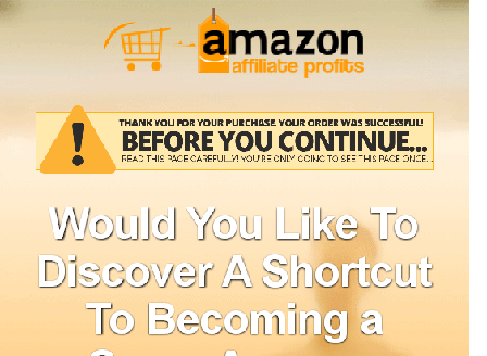 cheap Amazon Affiliate Profits Video Upgrade