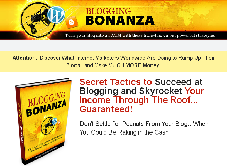 cheap Blogging Bonanza