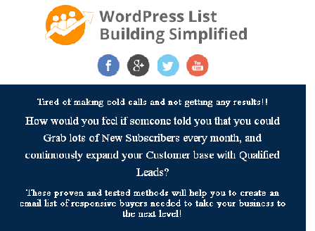 cheap WordPress List Building Simplified