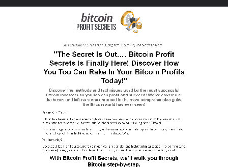 cheap Bitcoin Profit Secrets by Aric