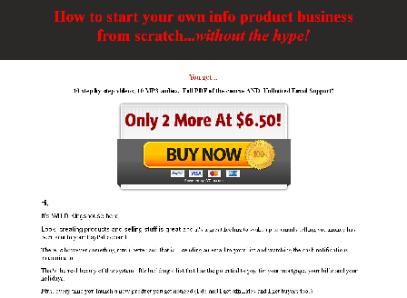 cheap Launch Your Own Info Product Business!