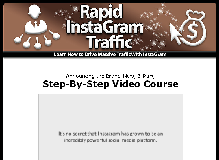 cheap Rapid Instagram Traffic - Video Course
