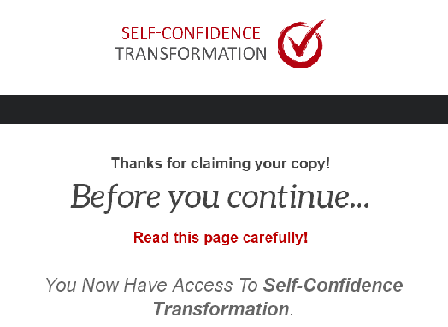 cheap Self-Confidence Transformation Videos