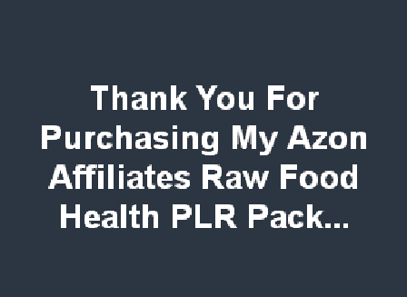 cheap AA Raw Food Health SM/Review Pack