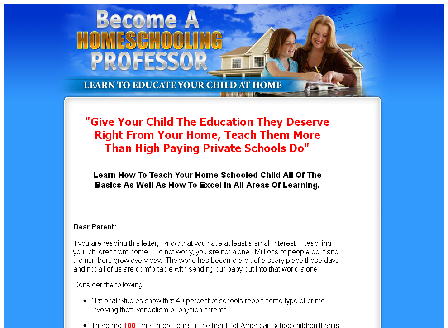 cheap Become A Homeschooling Professor