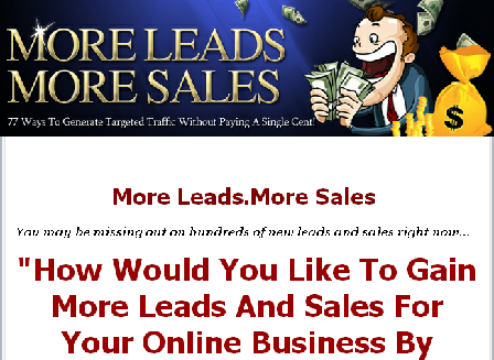 cheap More Leads. More Sales | Generate Targeted Traffic Without Paying !