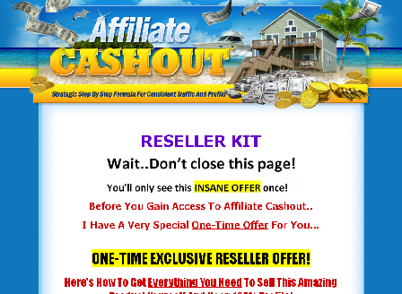 cheap PLR - Affiliate Cashout Reseller Kit