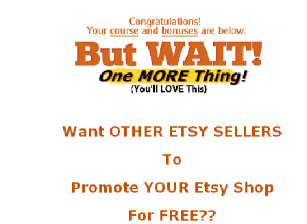 cheap Your Etsy List Builder Secret Shop Promotion Kit PLUS Bonus!