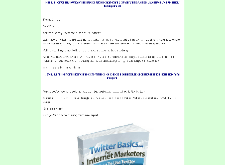 cheap Twitter For Internet Marketers