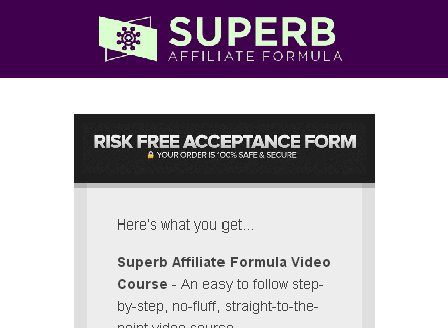 cheap Superb Affiliate Formula - Webinar Special