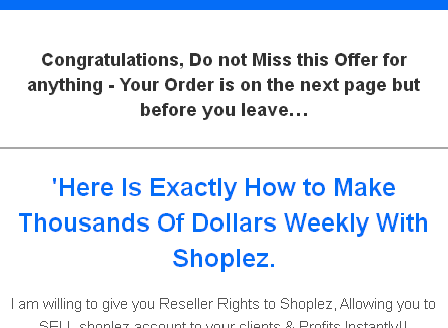 cheap Shoplez Reseller