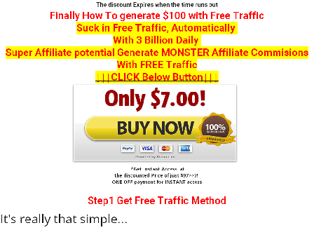 cheap Finally How To generate $100 with Free Traffic