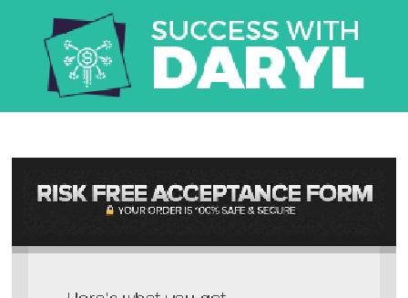 cheap Success With Daryl - Webinar Special