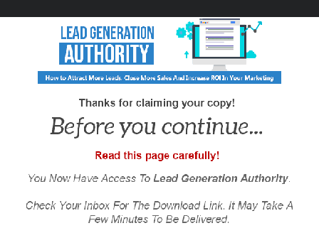 cheap Lead Generation Authority Videos