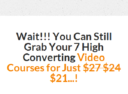 cheap BonusVault Downsell - 7 DFY IM Niche Video Courses