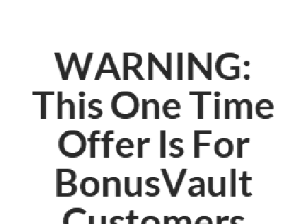 cheap BonusVault OTO2 - Resllers License