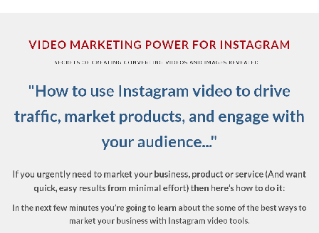 cheap Video Marketing Power