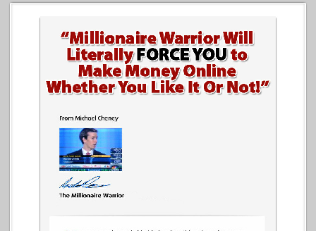 cheap Millionaire Warrior