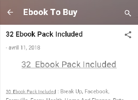 cheap 32  Ebook Pack Included