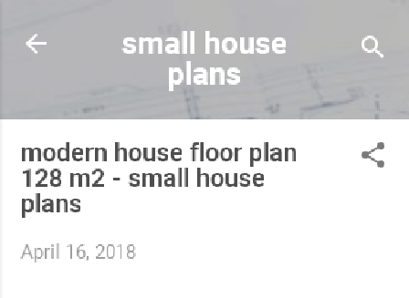 cheap modern house floor plan 128 m2