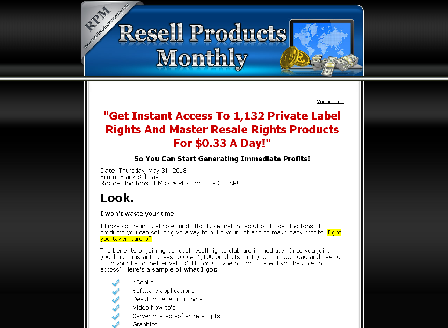 cheap Resell Products Monthly