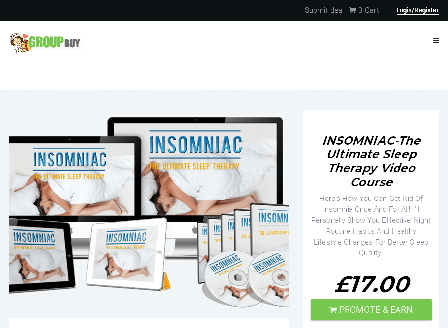 cheap INSOMNIAC-The Ultimate Sleep Therapy Video Course