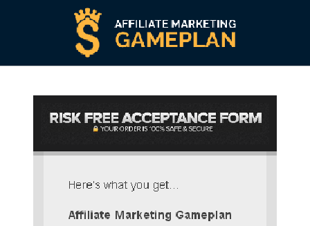 cheap Affiliate Marketing Gameplan - Webinar Special