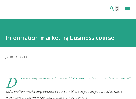 cheap Supper information marketing business  course