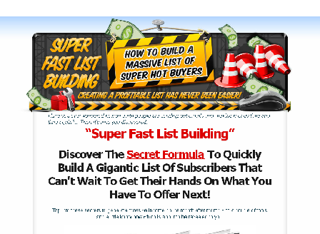 cheap Super Fast List Building Course