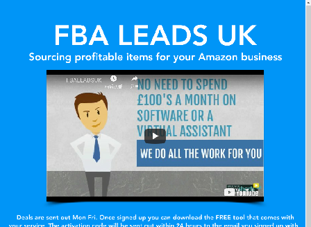 cheap FBA Leads UK - Monthly