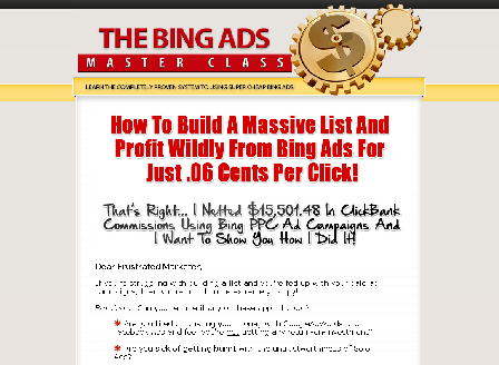 cheap Bing Ads Masterclass