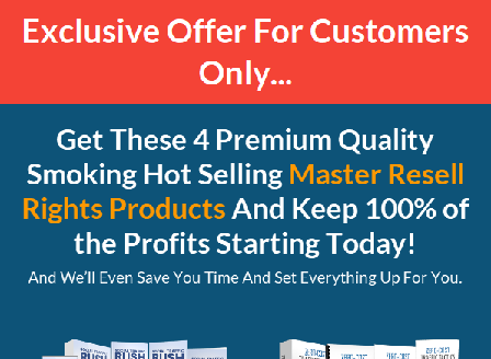cheap 4x Premium Quality MRR Combo Package