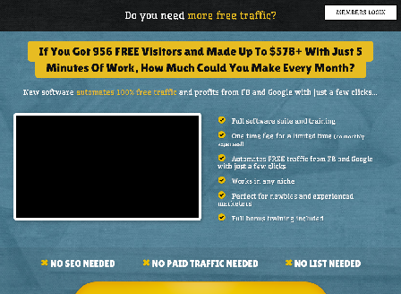 cheap Social Traffic System - Keith Reilly Special