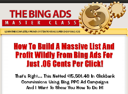cheap Bing Ads Master Class 2.0