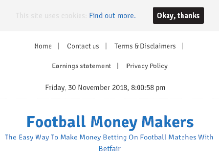 cheap Football Money Maker - Method 3