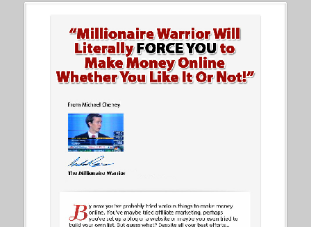 cheap Millionaire Warrior Coach