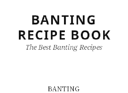 cheap Banting 200+ Recipe Cookbook