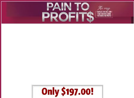 cheap Pain To Profits