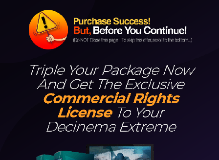 cheap Decinema Extreme Platinum: Commercial License