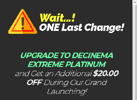 cheap Decinema Extreme Platinum: Personal License