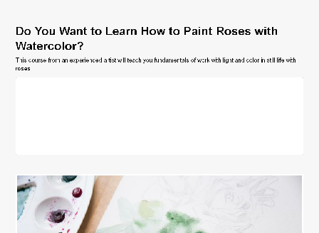 cheap How to Paint Roses with Watercolor