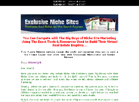cheap 85 Exclusive Niche Sites