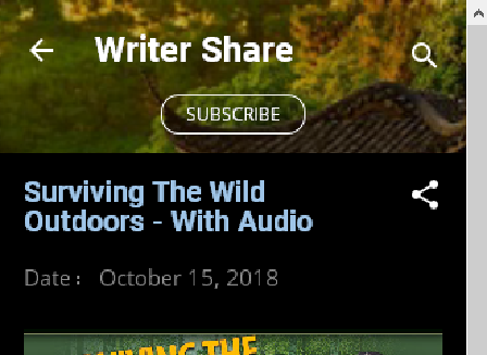 cheap Surviving The Wild Outdoors - With Audio