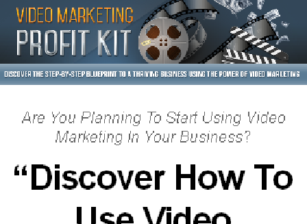 cheap Video Marketing Profit Kit