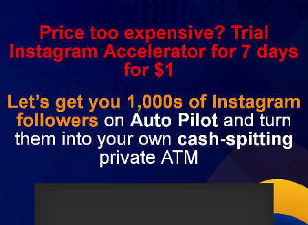 cheap Instagram Accelerator- 7 day trial
