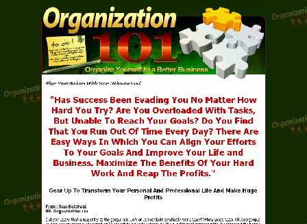cheap Organization 101