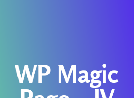 cheap WP Magic Page by HRV.Technology