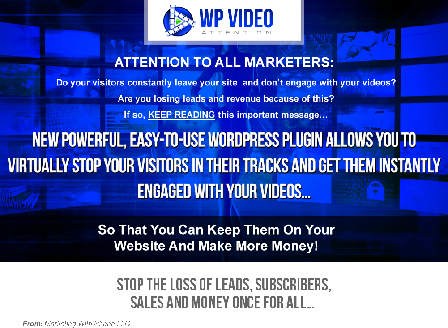 cheap WP Video Attention