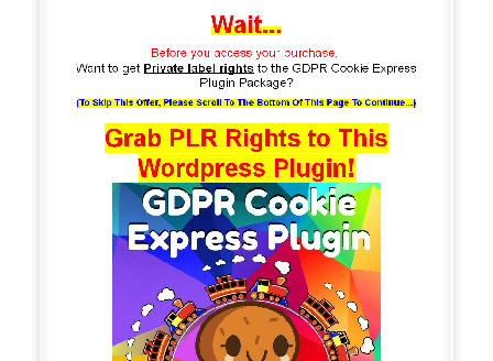 cheap [PLR] GDPR Cookie Express Plugin Pack + Bonus